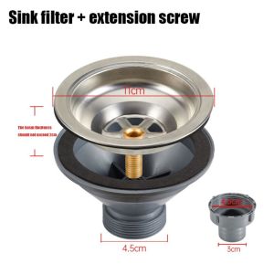 MAOMEI Corrosion Resistance Basin Drain Simple Structure Easy To Install Sink Filter Accessories Anti Clogging Durable Kitchen Sink Drain Kitchen