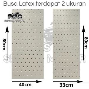 BUSA LATEX PREMIUM ±28cm 100% Natural Asli untuk jok motor