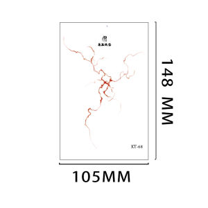 กริลกริญญาสายไลท์นิ่งสำหรับผู้ชายสายสติ๊กเกอร์สักติดแขนไลท์นิ่งเส้นเลือดรอยสักปลอมกันน้ำลายสักสำหรับผู้หญิงผู้ชายมี6ชิ้น