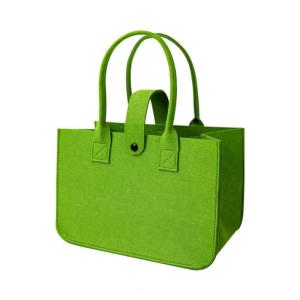 Soft Felt Shopper Bags Large Capacity Foldable Carry Bag Travel Storage Bag Suitable For Daily Commute And Short Trip