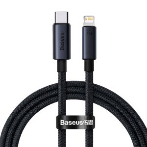 Baseus PD20W USB C Fast Charging Cable for iPhone 14 13 12 11 Pro Max USB C Data Sync iPhone Cable