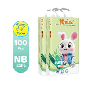 Combo 100Pcs Btito Baby Diaper Pants  Freeshipping All Sizes Newborn-4XL Comfort Fit Ultra Thin Soft And Breathable With Strong Absorbency Korean Disposable Baby Diapers