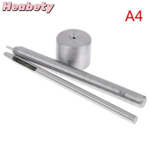 Heabety 3Pcs set Mini Eyelets Grommet Installation Punching Tools For 1.5mm 2mm 2.5mm 3mm Holes Dollhouse Clothing DIY Parts Accessories Handmade Knocking Tool