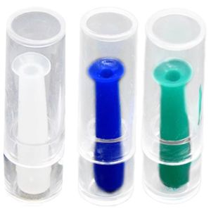 NOBLEE Silicone Contact Lens Inserter Remover Tool Small Suction Cup Contact Lens Suction Cup Convenient Soft Contact Lens Plunger Travelling