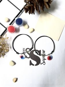 Gelang Sidik Jari Couple Glow In The Dark Gelang Glow In The Dark Sidik Jari  HANDPAINTING