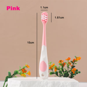 Kid Training Toothbrush Ergonomic design for 3-9 Years Old Ultra-fine Bristles Protect Teeth Health Cute Candy Color