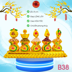 Bông tỏi ông địa vỉ ngũ quả cầu vàng vừa đủ xài - TỎI CÁT TƯỜNG