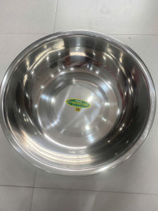 Thau Chậu inox 46cm Phước Thành loại dày sáng bóng bền đẹp phục vụ cho gia dình quán ăn nhà hàng