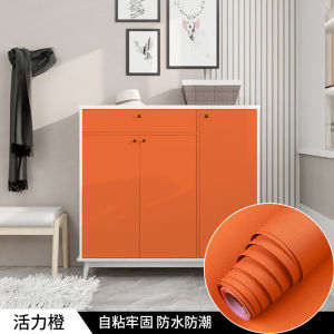 60X200cm วอลเปเปอร์ทรายละเอียดหนาสำหรับตู้ตู้เสื้อผ้าเคาน์เตอร์โต๊ะตู้เสื้อผ้ากันน้ำสีล้วนแบบ DIY สติกเกอร์ติด Dinding Kamar Tidur สติ๊กเกอร์ตกแต่งบ้านสีกากีสีขาวสีเขียวเหลืองดำ