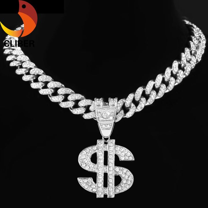 Mens on sale bling necklace