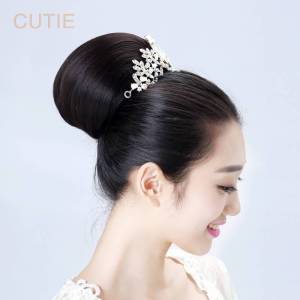 วิกเจ้าสาว ซาลาเปา - ดังโงะ วิกผม calawigs ชิ้นหนาพิเศษไหมด้านเหมือนผมจริง รหัส ทรงเจ้าสาว 8069