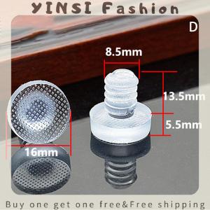 YINSI Transparent Rubber Particles Soft Anti-Collision Particle Hole Plug Foot Nail