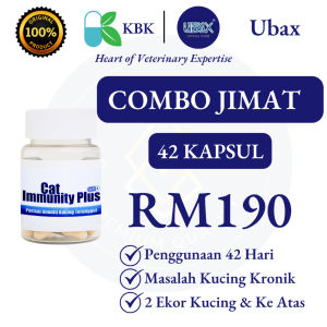 Ubax Cat Immunity Plus Booster Gemuk Kucing Cat Immune Booster Supplement Kucing Cat Supplement