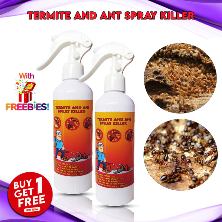 BUY 1 GET 1! Termite and Ant (WITH FREEBIES) Spray Killer (250ml ...