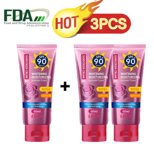 【BUY 1 TAKE 2】FDA SPF90+ Sunscreen Cream High Protection UV PLUS 60ml Whitening Cream Long Lasting