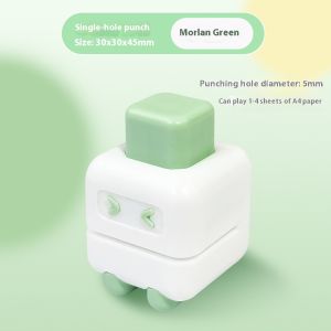 Xách tay lỗ đơn puncher cho Diy dự án và sinh viên sử dụng Hướng dẫn sử dụng dụng cụ đục lỗ giấy tờ