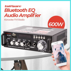COD Taffware Bluetooth EQ Audio Amplifier Karaoke Home Theater FM 600W AV 298BT / mobil lapangan miniatur power subwoofer murah tahan lama berkualitas terbaik murah