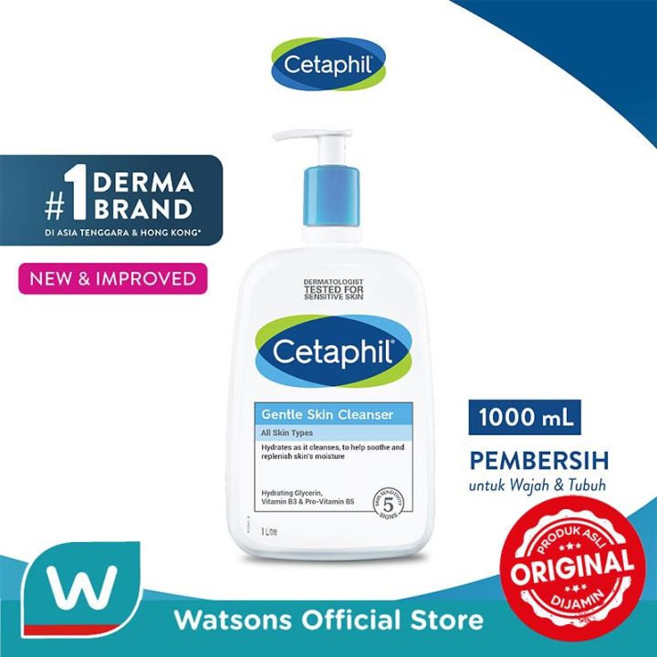 CETAPHIL Gentle Skin Cleanser 1000ml | Lazada Indonesia