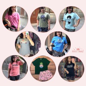 [HCM] (63-80kg) Đồ bộ BIGSIZE đùi THUN COTTON 4 chiều. hongduyen2188.