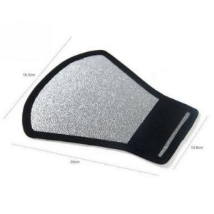 2in1 Silver/White Reflektor Bouncer Speedlite Eksternal / External Flash Reflector Diffuser