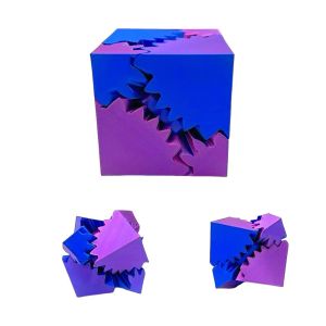 MIRELAE Giảm lo âu Bóng bánh răng in 3D bánh răng Đồ chơi giảm căng thẳng Bóng giảm stress Quay Quay bóng dành cho quà tặng người lớn và trẻ em
