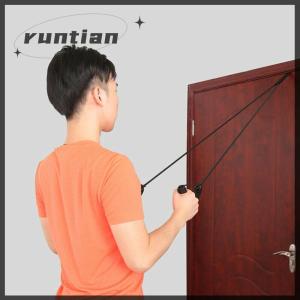 runtian Pilates Latex Tube Elastic Belt Resistance Bands Over Door Anchor Indoor