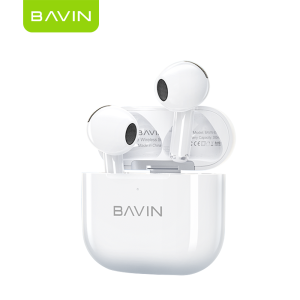 (New-Year Deals) BAVIN BA85 Mini TWS Hi-Fi Bluetooth Wireless Earphones Compact Earbuds w/Smart Touch
