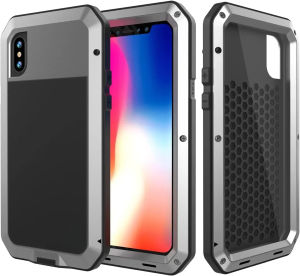 Military Metal Tank Case For iPhone 17 Air 16e 17e 16 15 14 13 12 11 Pro Max XS XR 8 7 Plus Heavy Duty Armor Shockproof Screen