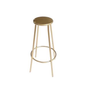 Q-1151 STORE Alloy Dollhouse Simulation Stool Miniature Figurine 1:12 Scale Doll Bar Counter Stool Creative Photo Props Mini Dollhouse Furniture Dollhouse Decor