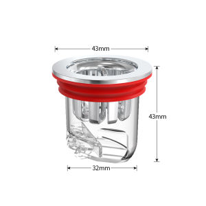 IRhea ABS Magnetic Floor Drain Universal Bathroom Insect Odor Resistant Trap Drains Cover Drainer Strainer
