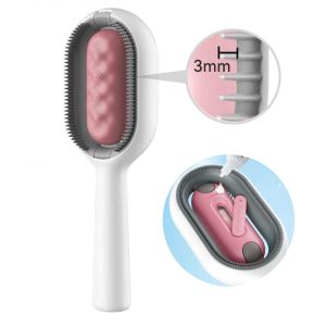 2 in 1 Cat Dog Grooming Comb with Water Tank Double Sided Hair Removal Brush Kitten Pet Supplies Accessories