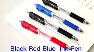 K35 0.5mm Push-Button Gel Ballpen  Black Blue Red School Office Writing Journaling DIY