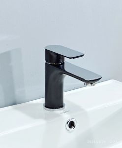 basin mixer-basin tap mixer (chrom+matt black)