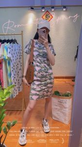 [Free size dưới 60kg] Đầm thun cotton hàng xuất