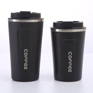 380ML/510ML Coffee Mug Travel Insulated Coffee Cup with Leakproof Lid Vacuum Insulation Stainless Steel for Hot and Cold Water