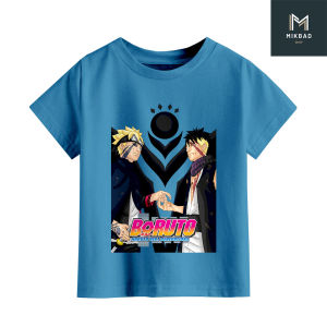 Kaos Anime Anak Boruto Next Generation & Kawaki Baju Anak Tangan Pendek Cotton Combed 30s