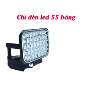 Đèn led gắn pin makita Đèn led có tay cầm có cổng usb 35- 55 bóng chân phổ thông 4cm siêu sáng