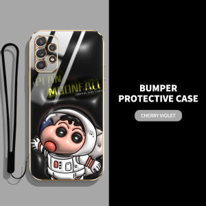 VRQR 3D Visual Effects Phone Case for Samsung Galaxy A55 A35 A15 A13 4G 5G A14 A04S A24 A34 5G A54 5G F23 A23 A33 A53 A73 A74 5G Cute Cartoon Rabbit Dinosaur Pattern Soft Silicone TPU Protector Cover Send Lanyard