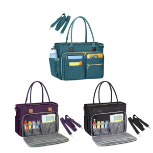 Giáo viên toled Túi Túi đựng máy tính xách tay làm việc với ngăn để cốc y tá túi chuyên nghiệp Cặp máy tính làm việc ví túi xách