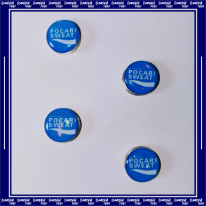 Kancing Race/Marathon/Lari BIB Button Magnet Pocari Sweat (1 Set 4pcs)