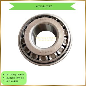 Vòng bi bánh bạc đạn mã số 32307 7607 kích thước F35xF80x25 tải TB bi côn