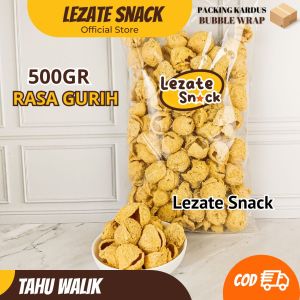 Keripik Tahu 500 Gram Murah Gurih Renyah Enak / Kripik Tahu Walik / Tahu Sumedang Lezate Snack