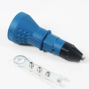 Adaptor Converter Gun Bor Listrik Kepala Tang Paku Rivet Tangan Tang Rivet Besi Plastik