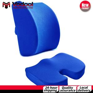 Memory Foam Car Seat Cushion with Cooling Cover for Temperature Regulation and Comfort in Vehicles and Office