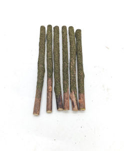 【SG Local】Cat Dental Grass Stick Treats - Wooden Polygonum Molar Stick 6pcs Catnip Cat for Dual Benefits Dental Care