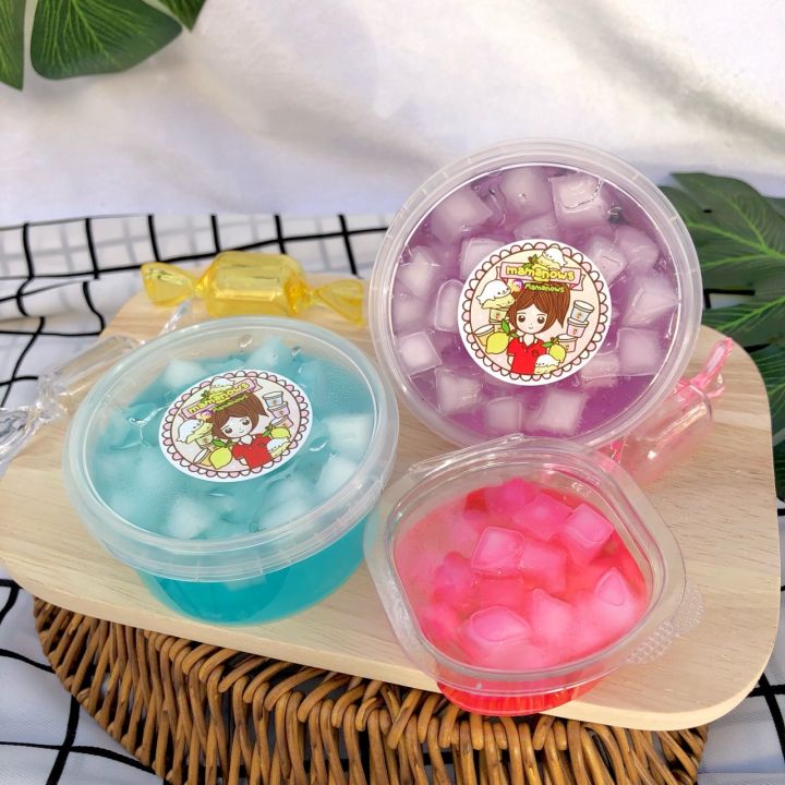 สไลม์บับเบิ้ลคิวท์ BUBBLE CUBE SLIME💠 ไร้สารอันตราย บีบเพลิน🟪😍 | Lazada ...