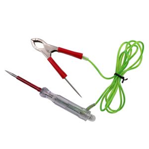 TUO29 6V/12V/24V Bút kiểm tra điện áp Màu sắc kép Đèn LED Đầu dò chẩn đoán ô tô Công cụ sửa chữa mạch điện Màn hình kỹ thuật số Đèn kiểm tra mạch đèn ô tô cho ô tô