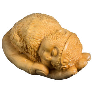 ลิงขนาดจิ๋วนอนอยู่ในรูปปั้นแฮนด์เมด-ไม้แกะสลักที่สวยงามของราชาลิงหินรูปปั้นลิงวางอยู่ในพระหัตถ์การตกแต่งสัตว์ฮวงจุ้ยที่สมบูรณ์แบบแสดงถึงภูมิปัญญาการป้องกันและความแข็งแรงเหมาะสำหรับพื้นที่การตกแต่งบ้านและจิตวิญญาณ