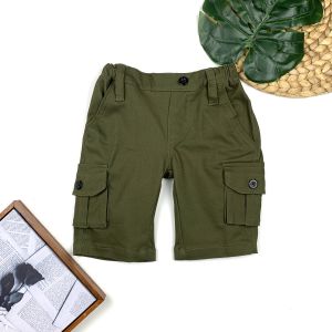 Bronkis Junior Celana Anak Laki Laki Cargo Pendek Bahan stretch Kekinian Distro