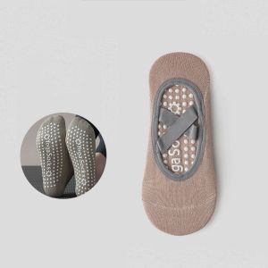 Japanese Women Yoga Socks | 100% Cotton Pilates Pilates Anti Slip Sock Ballet Socks Ankle Bandage Support Hollow Breathable For Gym Dance